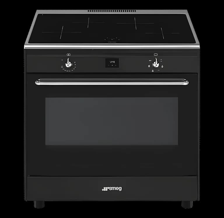 Concerto - Induktionsspis 90 cm (1 ugn) - Svart - Smeg Concerto - Induktionsspis 90 cm (1 ugn) - Svart - Smeg