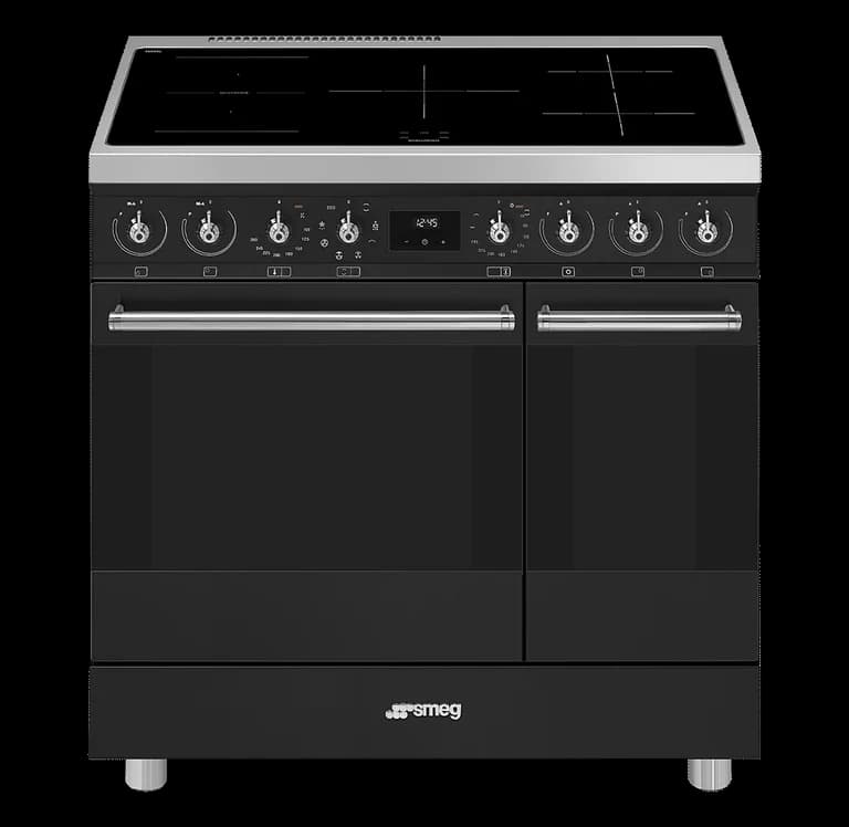 Symphony - Induktionsspis 90 cm (2 ugnar) - Svart - Smeg Symphony - Induktionsspis 90 cm (2 ugnar) - Svart - Smeg